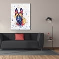 thumbnail image 3 of Epic Graffiti 'Colorful Watercolor Belgian Malinois' by Furbaby Affiliates, Canvas Wall Art, 40"x54", 3 of 8