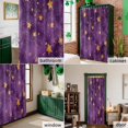 thumbnail image 6 of Shower Curtain, Watercolor Starry Sky on Purple Waterproof Shower Curtain Set with Hooks for Bathroom Showers,Stalls and Bathtubs,72x72In Dream Seamless Gold Star, 6 of 9