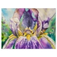 thumbnail image 2 of Iris Flower Gros Plan - Impression sur Toile Art Floral, 2 of 3