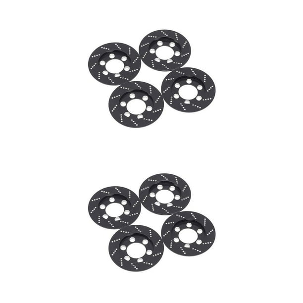 Vogacara Pinzas de freno 1/10 de 4 piezas, actualizaciones de aleación de coche trepador de control remoto, pieza de repuesto para decoración de estilo Type2 NO2 Vogacara CBP188684