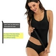thumbnail image 4 of Women's Compression Camisole with Built in Removable Bra Pads Body Shaper Tank Top, 4 of 7