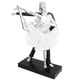 thumbnail image 3 of Pareja bailando escultura moderna simple innovadora resina hecha a mano pareja bailando estatua abstracta plata ballet danza para dos personas, 3 of 10