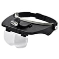 thumbnail image 4 of Labymos Headband Magnifier Head Magnifying Glasses Hands-Free Optical Professional Head-Worn LED Lighted Magnifier with 4, 4 of 5
