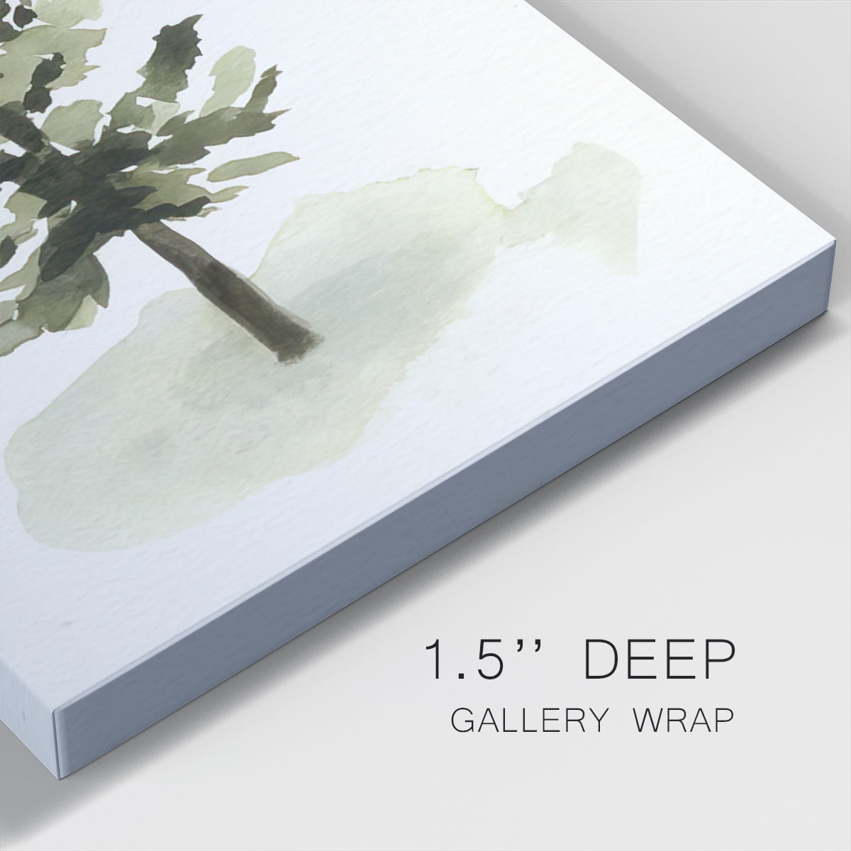 Watercolor Pine II- Gallery Wrapped Canvas