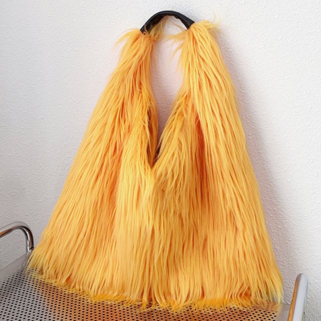 Bolso Mujer Bolso Tote De Piel Sintética Axila Casual Chica Satchel Naranja