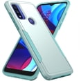thumbnail image 1 of [PST] Motorola Moto G Power 2022 Hard Case, Anti-Drop Dual Layers Shockproof Heavy Duty Defender Hard Case Cover, 1 of 5
