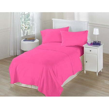 No Boundaries Knit Sheet Set, Raspberry