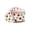 Red/Green Dots, variant on LaRibbons 2 1/2" Wired Ribbon, Red/Green Polka Dots w Glitter, 10 Yard Roll