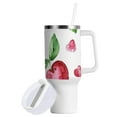thumbnail image 2 of Cute Cherry 40 oz Tumbler with Handle Insulated&nbsp;Travel Mug&nbsp;Lid Straw Leak Proof Steel Vacuum Water Bottles Glasses Fits in Car Cup Holder, 2 of 7