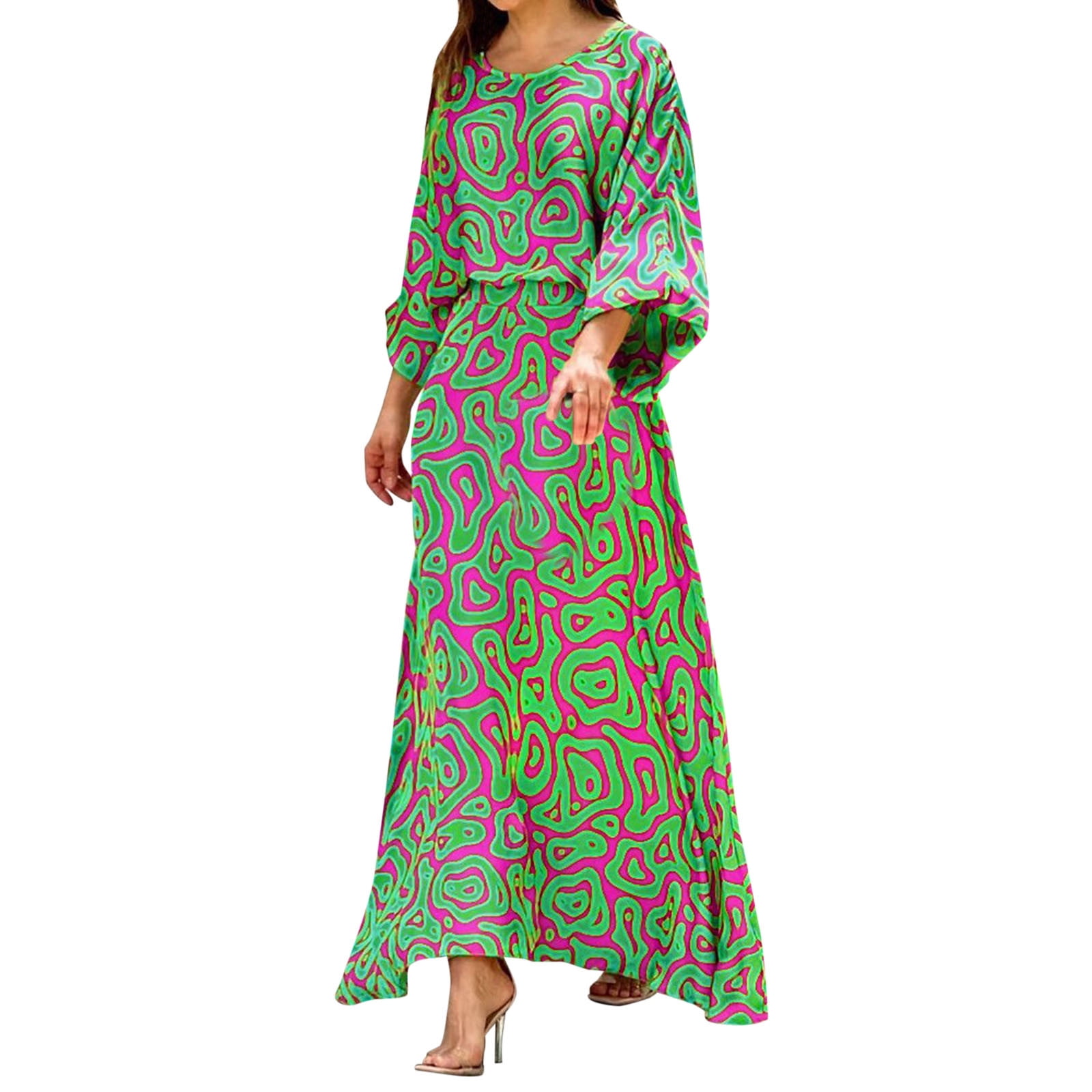 NECHOLOGY Women s Plus Size Army Green Summer Dress amisiah KHFYEFH ALWNZ THOTOB resmie in at BHD 52 Rating 4