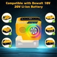 thumbnail image 5 of Portable Bluetooth Speaker for Dewalt 18-20V Li-Ion Battery, 5 of 5
