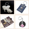 thumbnail image 4 of 60 PCS 25mm Keyrings with Chain, Steel Keychain Rings，JUN, 4 of 5