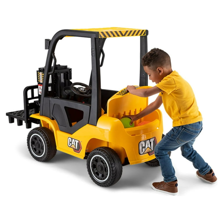 Cat 12V Electric Forklift Battery Powered Ride on Toy Kids 3 7