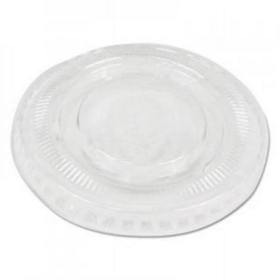 Souffle/portion Cup Lids, Fits 2 Oz Portion Cups, Clear, 2,500/carton | Bundle of 5 Cartons