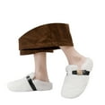 thumbnail image 2 of Slippers for Women House Shoes Indoor Outdoor Cozy Fuzzy Slides Soft Lined Warm Loafer Slippers for Fall Winter Home Comfort, 2 of 10