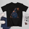 thumbnail image 2 of Orange Rabbit T-shirt Illustration Art T-shirt Art Trendy shirt Cute rabbit shirt, 2 of 5