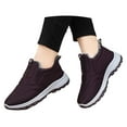 thumbnail image 3 of Xiaoxatg Winter Style Sneakers for Women - Warm Comfortable Thick Boots Athletic Footwear for Various Activities 7 Purple, 3 of 7
