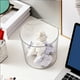 thumbnail image 3 of 2 botes de basura transparentes de estilo sencillo para baño y cocina., 3 of 6