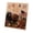 Brown1 #133, variant on Patriotic Pearl Bead Painting DIY Kit Independence Day Shimmer Bead Art Set 7.9" Beads Handmade Wall Decor Art Project for Craft Lovers