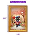 thumbnail image 5 of Happy Valentine’s Day Adorable Scottish Terrier Puppy Holding Heart Balloon Acrylic Plaque with Wood Photo Frame Box Scottie Dog Lover Gifts Light Box - 00030, 5 of 5