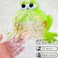 thumbnail image 2 of PENGXIANG Frogs Bubble Bath Toy | Music Nursery Rhyme Bubble Blower Machine for Toddler | Let Baby Love Bathing, 2 of 9