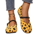 thumbnail image 4 of OKBOP Womens Round Toe Flats Shoes Comfortable Buckle Strap Casual Work Shoes, 4 of 4