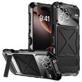thumbnail image 4 of Dteck for iPhone 16 Pro Max Case with Tempered Glass Screen Protector, Full-Body Military Grade Rugged Shockproof Cover with Kickstand and Full Glass Camera Lens Protector 6.9-inch,Black, 4 of 10