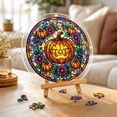 thumbnail image 5 of ZZAIXHL Acrylic Puzzle Suncatcher 7.09" Stained Glass Style Halloween Ghost DIY Hanging Puzzles for Window Wall Decor Hanging Ornament, 5 of 8