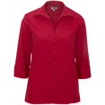 thumbnail image 1 of Edwards Ladies Lightweight Open Neck POPLIN Blouse 3/4 Sleeve, 1 of 1