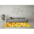 thumbnail image 3 of Ahgly Company Machine Washable Indoor Rectangle Southwestern Yellow Country Area Rugs, 6' x 9', 3 of 4