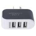 thumbnail image 2 of MesaSe Universal Candy Color 3 USB Multi-Port Wall Charger US Plug Wall Adapter Cube Block AC 110-220V 5V, 2 of 5