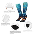 thumbnail image 3 of Honeii Whimsical Underwater Fantasy Print Long Socks,Novelty Design Socks Gift for Men and Women,Crew Socks,Calf Socks, 3 of 6