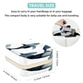 thumbnail image 5 of Whale Travel-Portable Square Jewelry Organizer Storage Box - Rings, Earrings, Necklaces, and Bracelets Holder for Girls and Women, 5 of 6