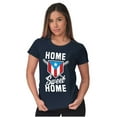 thumbnail image 4 of Puerto Rico Baseball State Flag Pride Womens Slim Fit Graphic Tee Brisco Brands S, 4 of 5