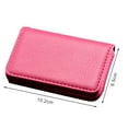 thumbnail image 6 of sunsanly Faux Leather Business Card Holder with Magnetic Closure Slim Compact Size Portable Business Card Carrier Name Card Organizer, 6 of 8