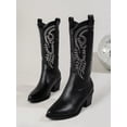 thumbnail image 3 of Women's Fashionable Western Boots For Outdoor Activities In Autumn And Winter, 3 of 4