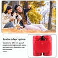 thumbnail image 4 of Télescope Jumeau Portable pour Enfants Pliable Outil d'Observation pour Enfants Haute Résolution, Rouge, 4 of 9