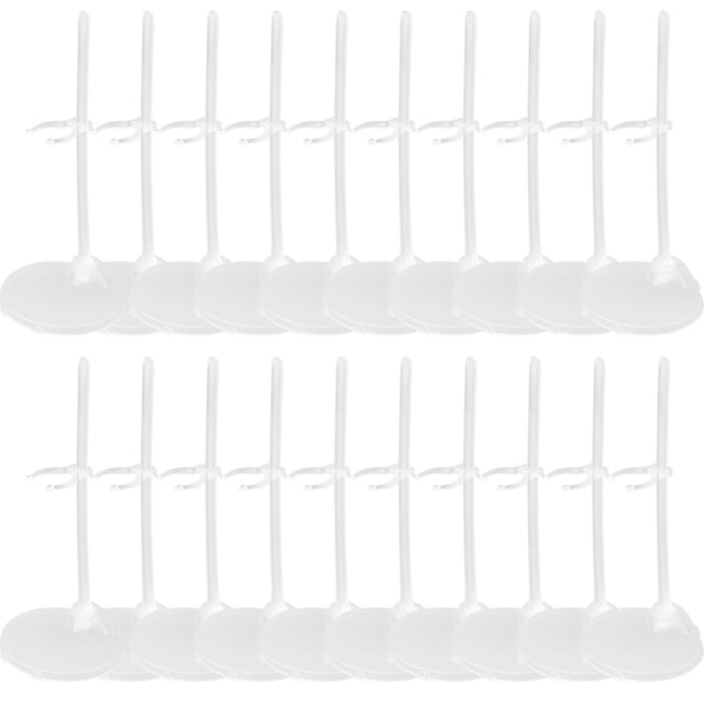 Doll Stand Display Holder for 11"-13" Dolls, Transparent Model Rack Support with Adjustable Waist Clip, Stable Base for Doll Collection And Display, Easy Assembly for Shelf , Display Racks*20