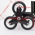 thumbnail image 3 of Multifunctional Stair Climbing Hand Truck Folding Portable Luggage Cart 26.45Lbs, 3 of 11