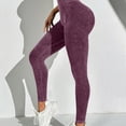 thumbnail image 2 of StSilkitty Women's Yoga Leggings Solid Color High Waist Stretch Athletic Pants Summer Lightweight Comfy Gym Running Trousers, 2 of 7