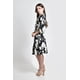 thumbnail image 2 of Vestido camisero con estampado floral Roman Fashion /Juvenil, 2659 (Negro flores) negro G, 2 of 5
