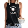 thumbnail image 2 of IROINNID Women's Casual Loose Basic Tops Sleeveless V-Neck Pullover Printing Comfy Vest Under 10$, 2 of 2