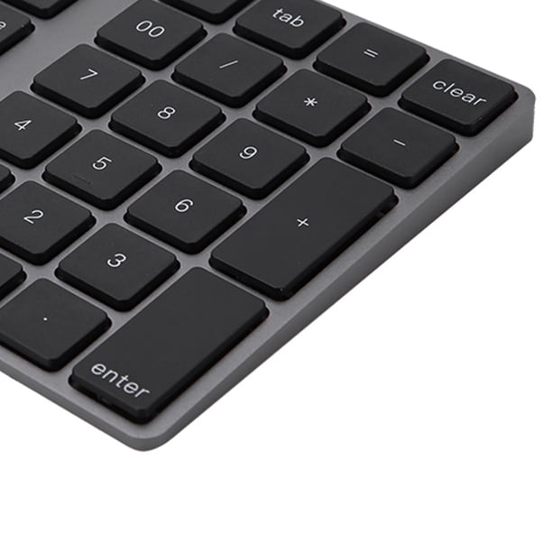 Teclado Numérico , Teclado Numérico Inalámbrico USB Recargable De Aluminio, Teclado Numérico Externo De 34 Teclas Entrada De Datos Para Computadoras PC Portátiles