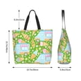 thumbnail image 5 of Yiaed Icecream Truck Print Handbag for Women Tote Purse Shoulder Bag Large Fashion Hobo Purse Handbag Shopping Tote, 5 of 5