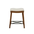 thumbnail image 3 of Linon Dawson Counter Stool with Metal Stretchers, 3 of 5