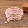 thumbnail image 5 of Xinyolin 4Pcs Multilayer Faux Glaze Elasticity Tassel Bangles - Beach Jewelry, 5 of 8