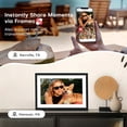 thumbnail image 4 of Digital Picture Frame, 10.1 inch Frameo Digital Frame WiFi, 1280 * 800 IPS  Touchscreen, 32GB Storage,  Share Photo Video, Gifts for Mom, House Warming (10.1" Black Woodgrain 32GB), 4 of 6