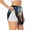 White, variant on Vintage Starry Sky Labrador for Women's Double Layer Athletic Shorts High-Performance Gym Shorts with Inner Pocket, Elastic Waistband-Medium