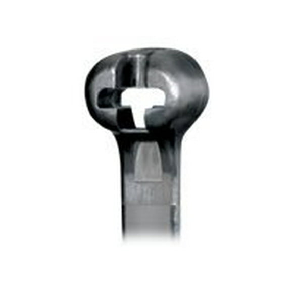 Panduit Dome-Top Barb Ty Cable Tie - Weather Resistant - Cable tie - 6.1 in - black (pack of 100)