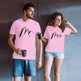 thumbnail image 5 of FASHOFT Couples Tshirt for Women Love Hearts Letter Print Tee Top Valentines Day Matching Shirts for Couple Pink L, 5 of 5